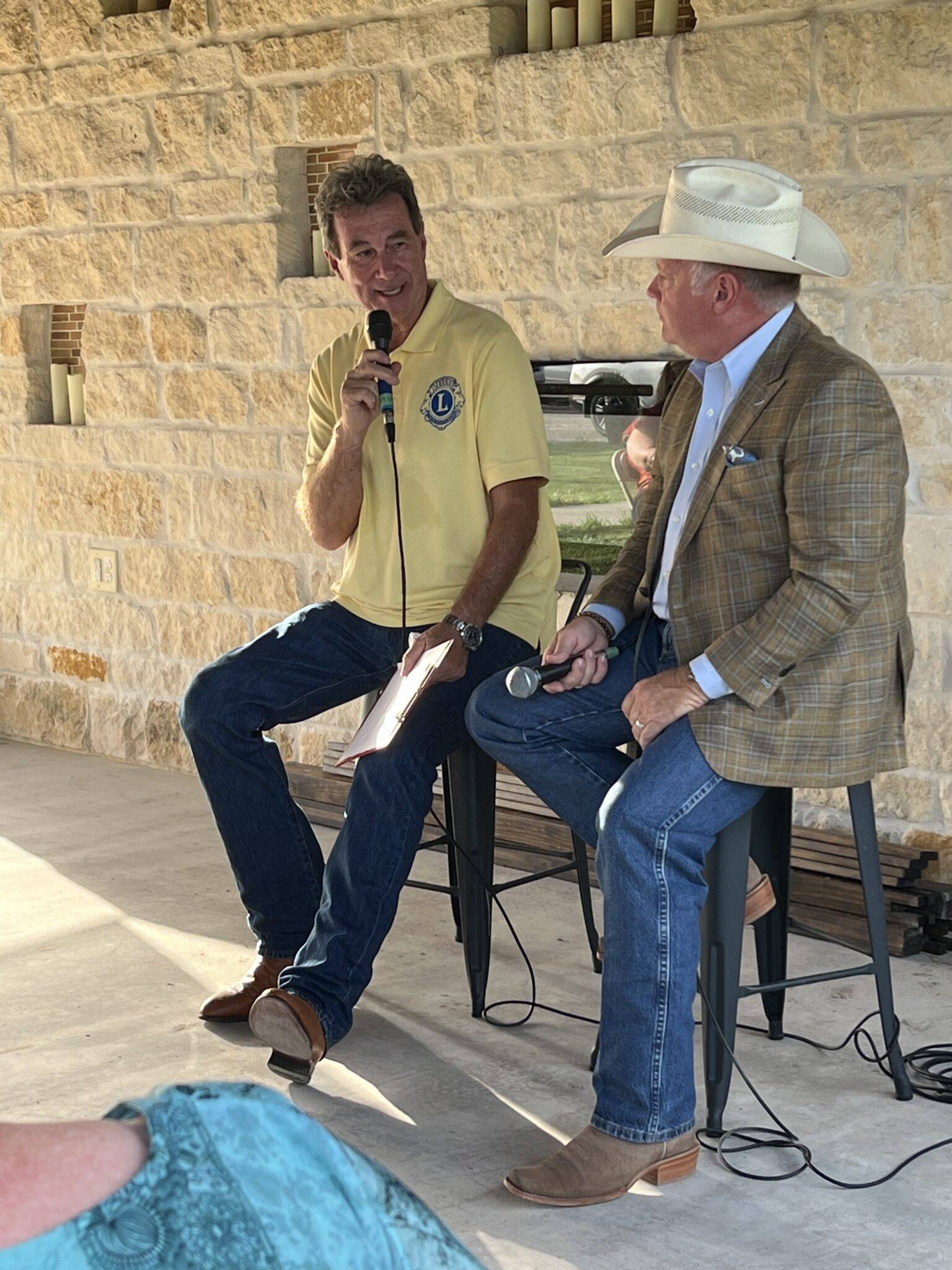 Lions Club Hosts Retired Texas Ranger Brandon Bess - The Seabreeze Beacon