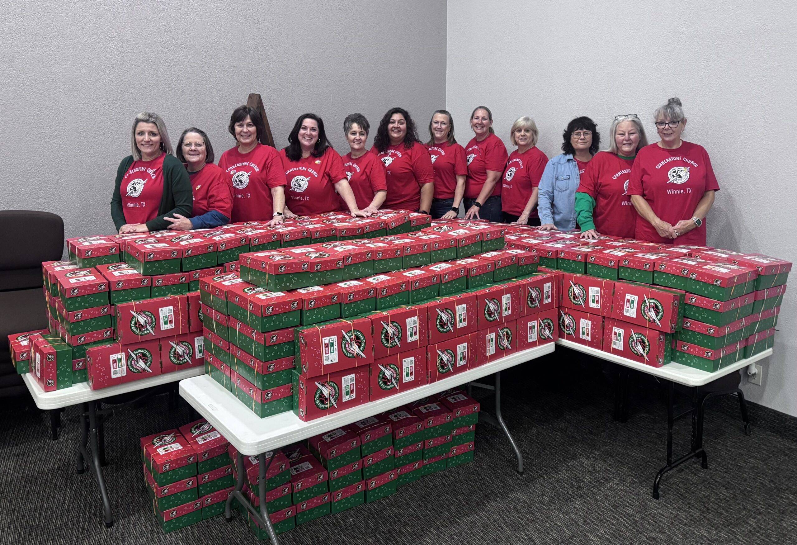 Cornerstone Church Shoe Box Packing Party - The Seabreeze Beacon